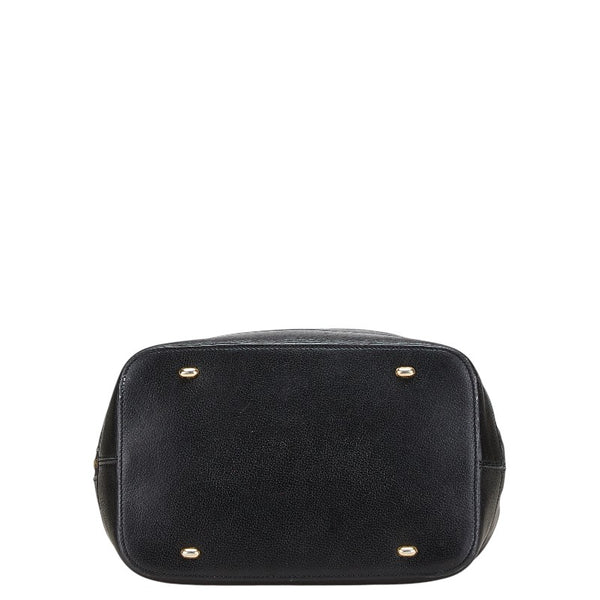 セリーヌ ショルダーバッグ ブラック レザー レディース CELINE 【中古】