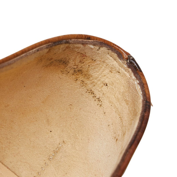 クリスチャンルブタン レオパード ヒョウ柄 パンプス ヒール サイズ:37 1/2 ブラウン レザー レディース Christian Louboutin 【中古】