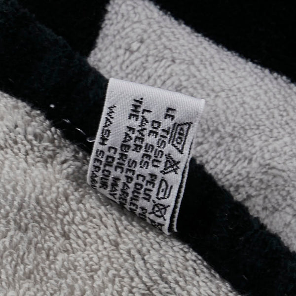 シャネル ココマーク クローバー 四つ葉 モチーフ ビーチタオル タオルケット ホワイト ブラック コットン レディース CHANEL 【中古】