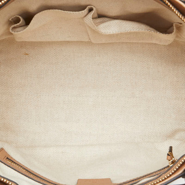 グッチ ソーホー タッセル ハンドバッグ ショルダーバッグ 2WAY 369176 ベージュ レザー レディース GUCCI 【中古】