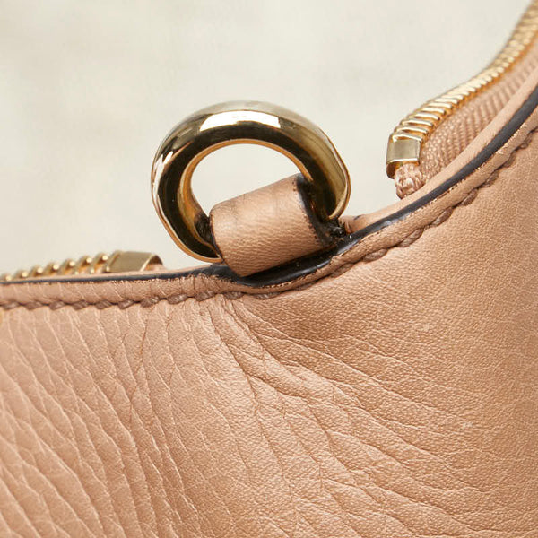 グッチ ソーホー タッセル ハンドバッグ ショルダーバッグ 2WAY 369176 ベージュ レザー レディース GUCCI 【中古】