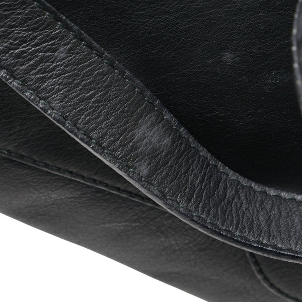 グッチ バンブー ミニ リュック バックパック 003 2058 0030 ブラック ブラウン レザー レディース GUCCI 【中古】