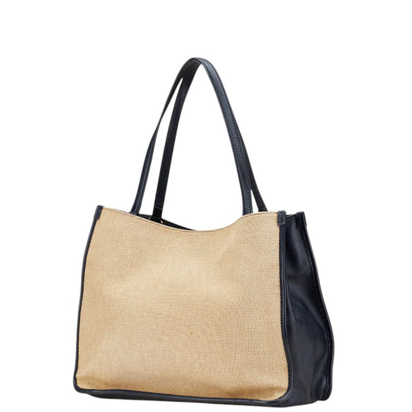 グッチ ホースビット1955 トートバッグ 623694 ベージュ ネイビー キャンバス レザー レディース GUCCI 【中古】