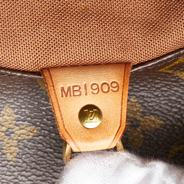 ルイ ヴィトン モノグラム サックショッピング トートバッグ ショルダーバッグ M51108 ブラウン PVC レザー レディース LOUIS VUITTON 【中古】