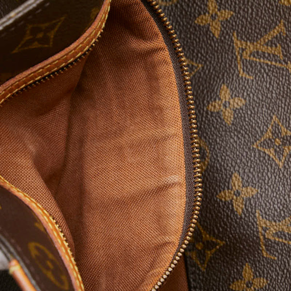 ルイ ヴィトン モノグラム サックショッピング トートバッグ ショルダーバッグ M51108 ブラウン PVC レザー レディース LOUIS VUITTON 【中古】
