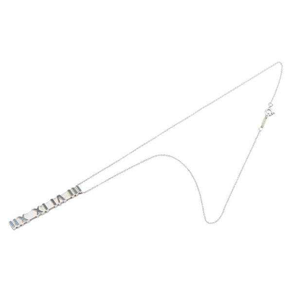 ティファニー アトラス バー ペンダントネックレス SV925 シルバー レディース TIFFANY&Co. 【中古】