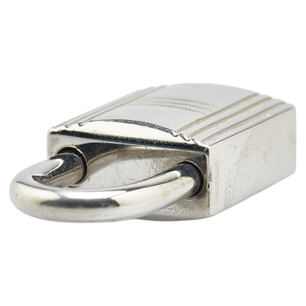 エルメス カデナ パドロック 南京錠 シルバー メタル レディース HERMES 【中古】