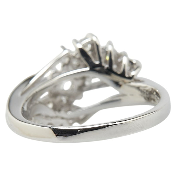 Pt900 プラチナ ダイヤ0.13ct ダイヤ0.29ct リング 指輪 レディース 9号 【中古】