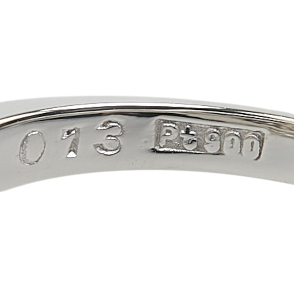 Pt900 プラチナ ダイヤ0.13ct ダイヤ0.29ct リング 指輪 レディース 9号 【中古】