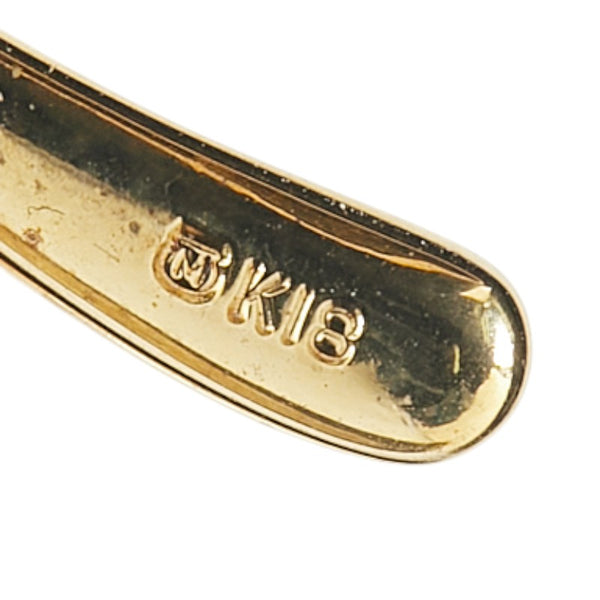 ミキモト K18YG イエローゴールド アコヤパール6.0mm ピン ブローチ レディース MIKIMOTO 【中古】