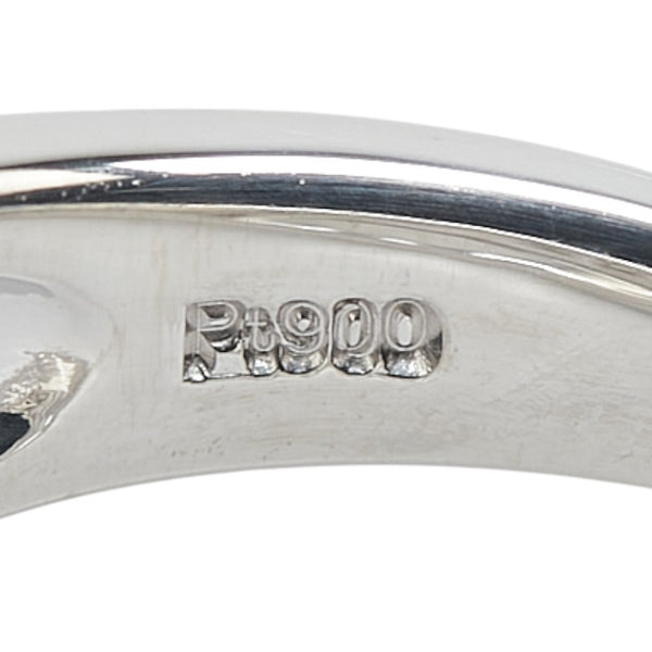 Pt900 プラチナ ダイヤ0.50ct リング 指輪 レディース 12.5号 【中古】