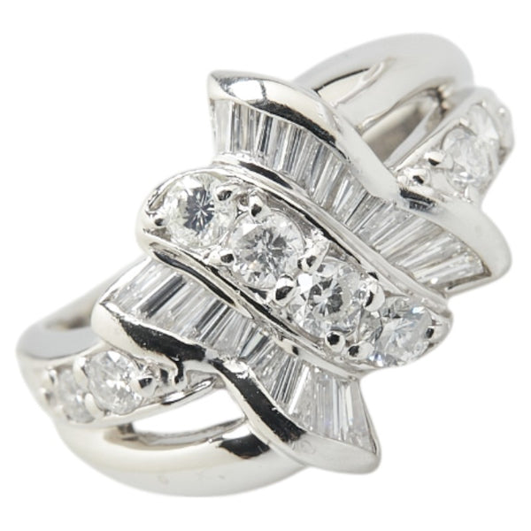 Pt900 プラチナ ダイヤ1.15ct リング 指輪 レディース 12号 【中古】