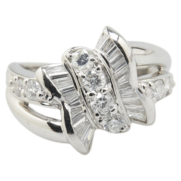 Pt900 プラチナ ダイヤ1.15ct リング 指輪 レディース 12号 【中古】