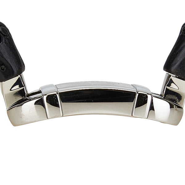 グッチ バンブー 腕時計 6800L クオーツ ブラック文字盤 ステンレススチール レディース GUCCI 【中古】