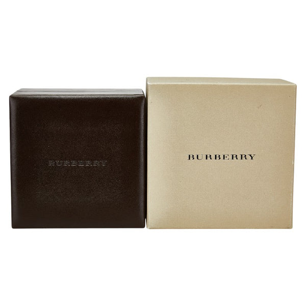 バーバリー 腕時計 BU4204 クオーツ ブラック文字盤 ナイロン レザー レディース BURBERRY 【中古】