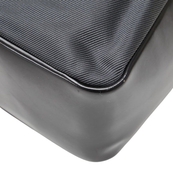 グッチ バンブー ハンドバッグ 000 1014 0575 グレー ブラック ナイロン レザー レディース GUCCI 【中古】