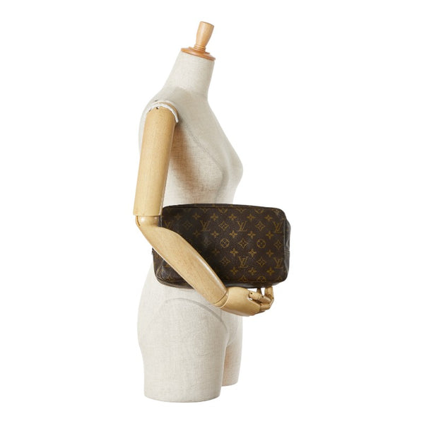 ルイ ヴィトン モノグラム トゥルーストワレット 28 セカンドバッグ クラッチバッグ M47522 ブラウン PVC レディース LOUIS VUITTON 【中古】