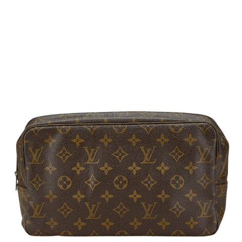ルイ ヴィトン モノグラム トゥルーストワレット 28 セカンドバッグ クラッチバッグ M47522 ブラウン PVC レディース LOUIS VUITTON 【中古】