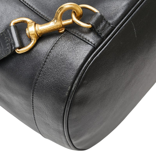 グッチ バンブー ショルダーバッグ ボディバッグ 003 2113 0037 ブラック レザー レディース GUCCI 【中古】