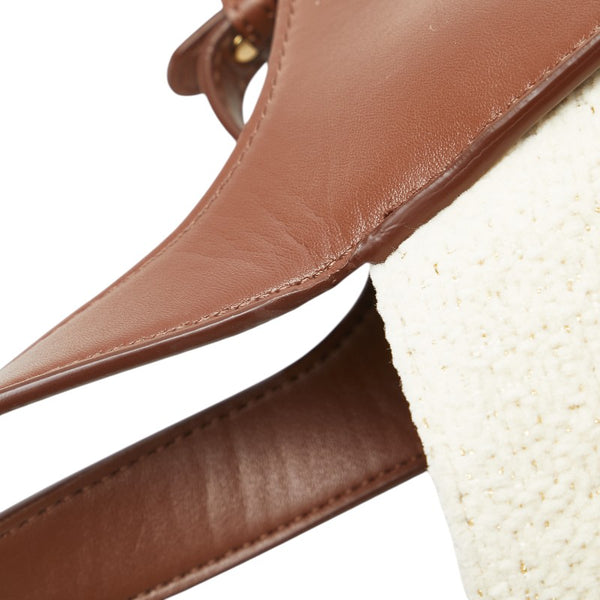 ステラマッカートニー ハンドバッグ ショルダーバッグ 2WAY 513860 ブラウン アイボリー パイル フェイクレザー レディース Stella McCartney 【中古】