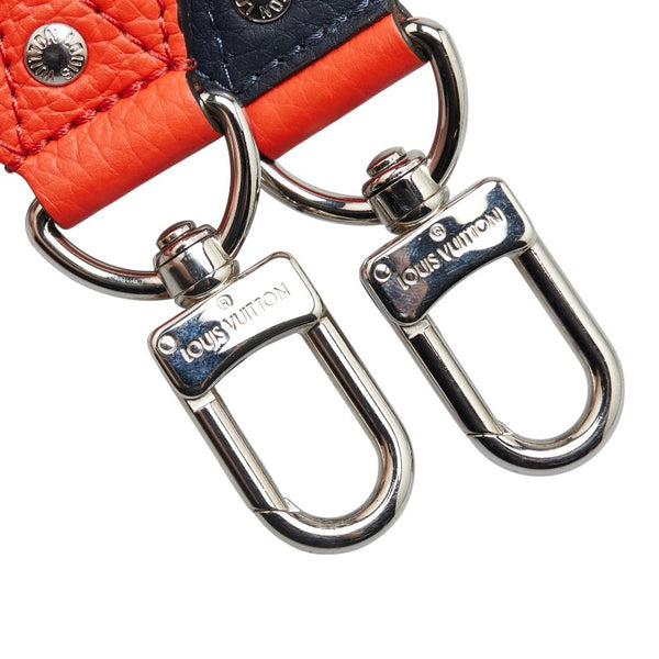 ルイ ヴィトン ロゴ ショルダーストラップ ボルケーノオレンジ シルバー金具 トリヨンレザー レディース LOUIS VUITTON 【中古】
