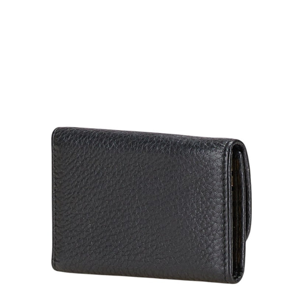 プラダ 6連 キーケース 1PG222 ブラック レザー レディース PRADA 【中古】