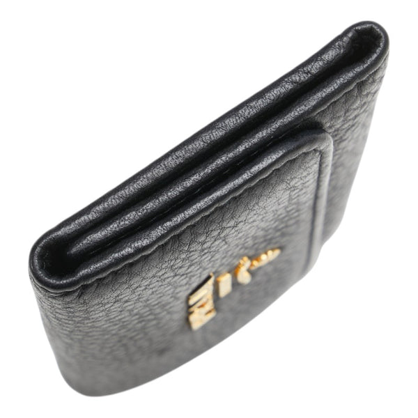 プラダ 6連 キーケース 1PG222 ブラック レザー レディース PRADA 【中古】