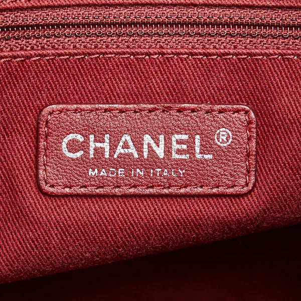 シャネル ドーヴィルPM トートバッグ ショルダーバッグ ピンク キャンバス レザー レディース CHANEL 【中古】