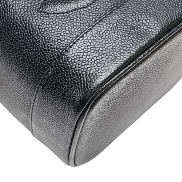 シャネル ココマーク バニティバッグ ブラック キャビアスキン レディース CHANEL 【中古】