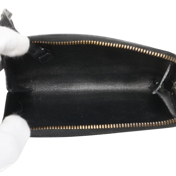 サンローラン コインケース パスケース フラグメントケース ブラック レザー レディース SAINT LAURENT 【中古】