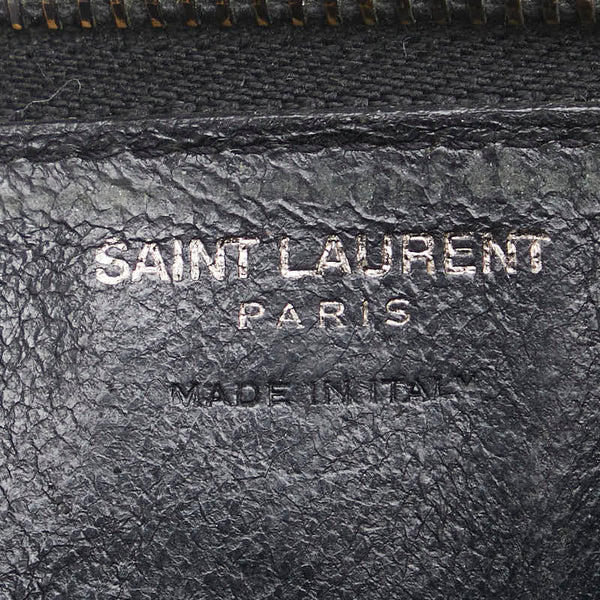 サンローラン コインケース パスケース フラグメントケース ブラック レザー レディース SAINT LAURENT 【中古】