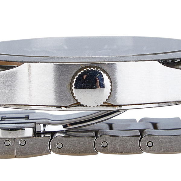 ブルガリ ソロテンポ 腕時計 ST42S クオーツ ブラック文字盤 ステンレススチール メンズ BVLGARI 【中古】