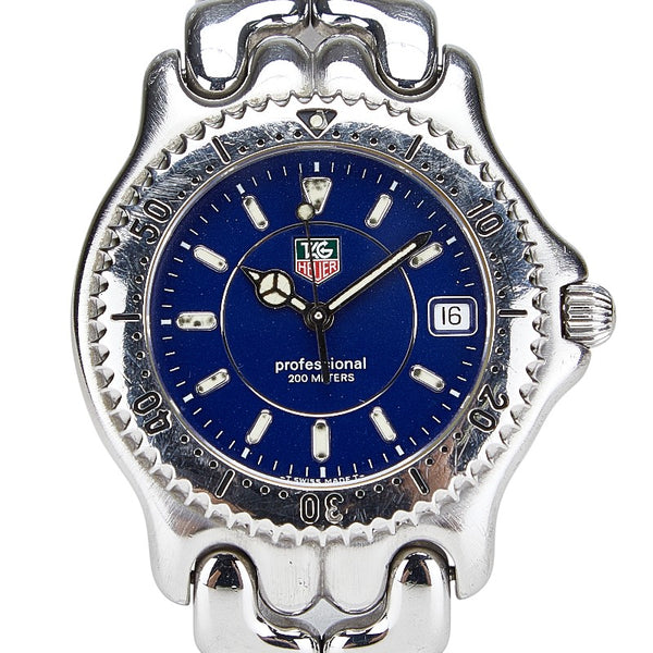 タグホイヤー セル 腕時計 WG111A クオーツ ネイビー文字盤 ステンレススチール メンズ TAG HEUER 【中古】