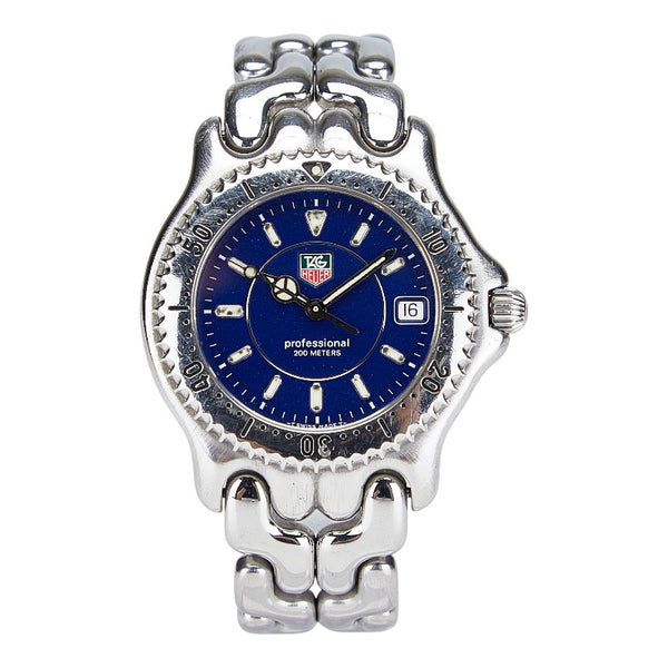 タグホイヤー セル 腕時計 WG111A クオーツ ネイビー文字盤 ステンレススチール メンズ TAG HEUER 【中古】