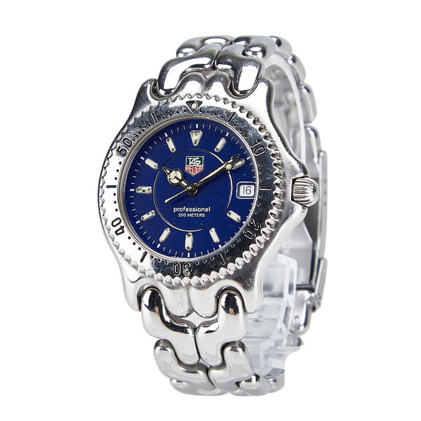 タグホイヤー セル 腕時計 WG111A クオーツ ネイビー文字盤 ステンレススチール メンズ TAG HEUER 【中古】
