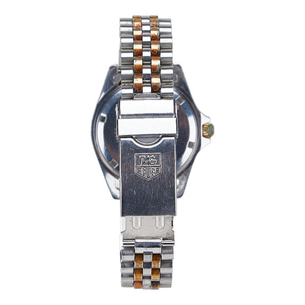 タグホイヤー 1000シリーズ 腕時計 980.020N クオーツ ブラック文字盤 ステンレススチール メッキ メンズ TAG HEUER 【中古】