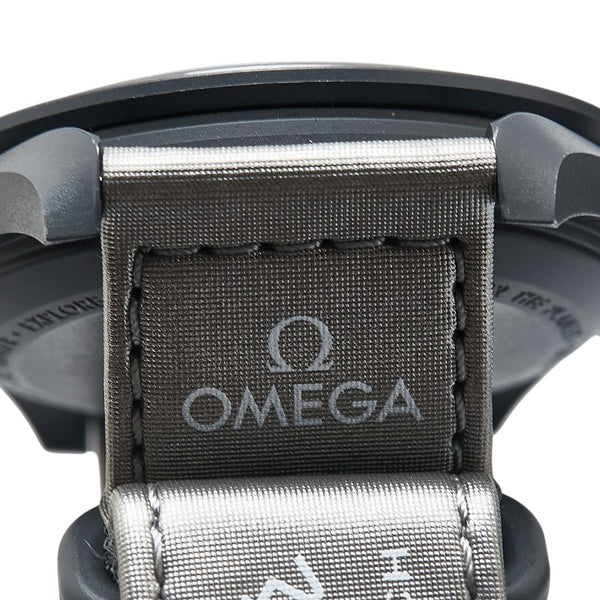 オメガ ×スウォッチ ムーンスウォッチ MISSION TO MERCURY 腕時計 SO33A100 クオーツ グレー文字盤 セラミック ナイロン メンズ OMEGA 【中古】