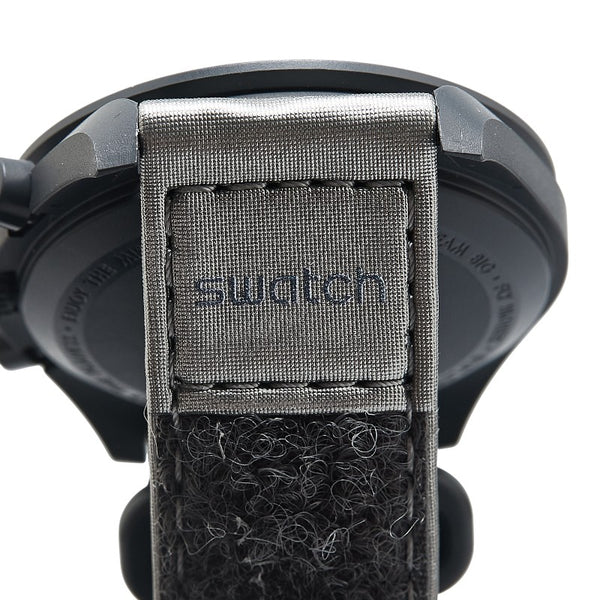 オメガ ×スウォッチ ムーンスウォッチ MISSION TO MERCURY 腕時計 SO33A100 クオーツ グレー文字盤 セラミック ナイロン メンズ OMEGA 【中古】