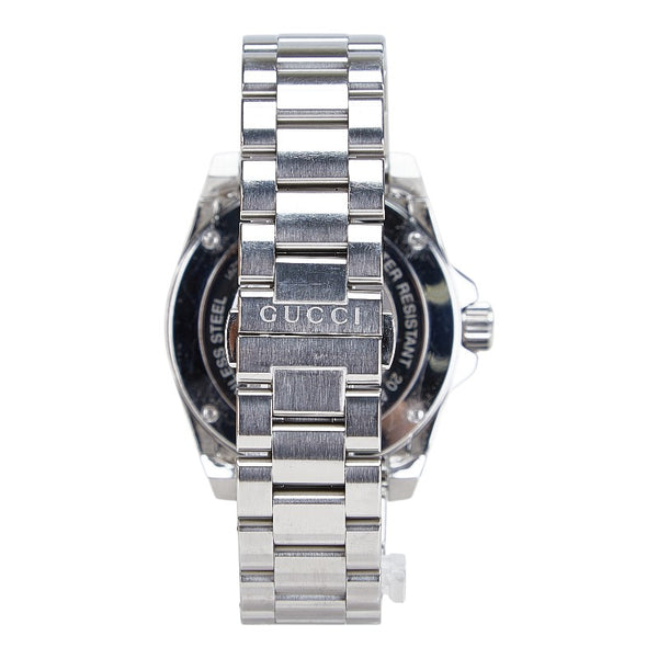 グッチ ダイブ 腕時計 136.3 クオーツ ネイビー文字盤 ステンレススチール メンズ GUCCI 【中古】