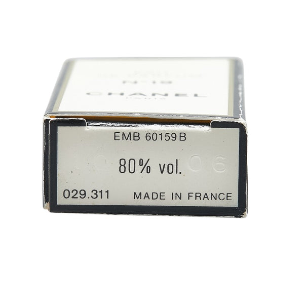 シャネル No19 香水 オードパルファム ネックレス ゴールド ブラック メッキ レザー レディース CHANEL 【中古】