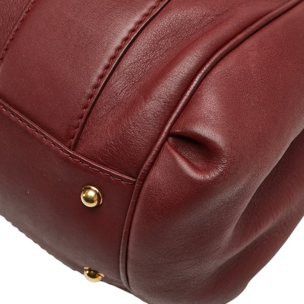 グッチ トートバッグ 269926 ボルドー ワインレッド レザー レディース GUCCI 【中古】