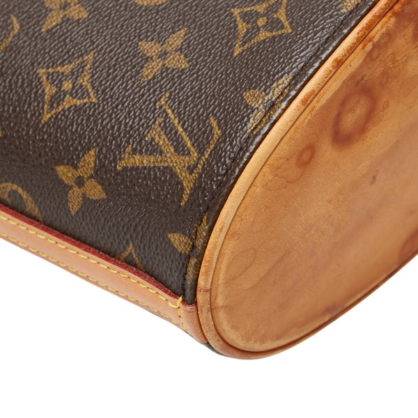 ルイ ヴィトン モノグラム ドルーオ 斜め掛け ショルダーバッグ M51290 ブラウン PVC レザー レディース LOUIS VUITTON 【中古】