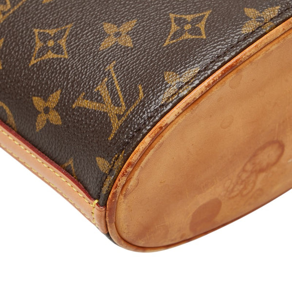 ルイ ヴィトン モノグラム ドルーオ 斜め掛け ショルダーバッグ M51290 ブラウン PVC レザー レディース LOUIS VUITTON 【中古】