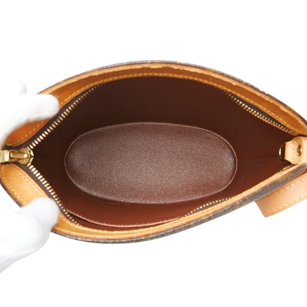 ルイ ヴィトン モノグラム ドルーオ 斜め掛け ショルダーバッグ M51290 ブラウン PVC レザー レディース LOUIS VUITTON 【中古】