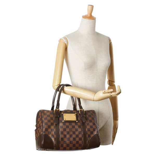 ルイ ヴィトン ダミエ バークレー ハンドバッグ N52000 ブラウン PVC レザー レディース LOUIS VUITTON 【中古】