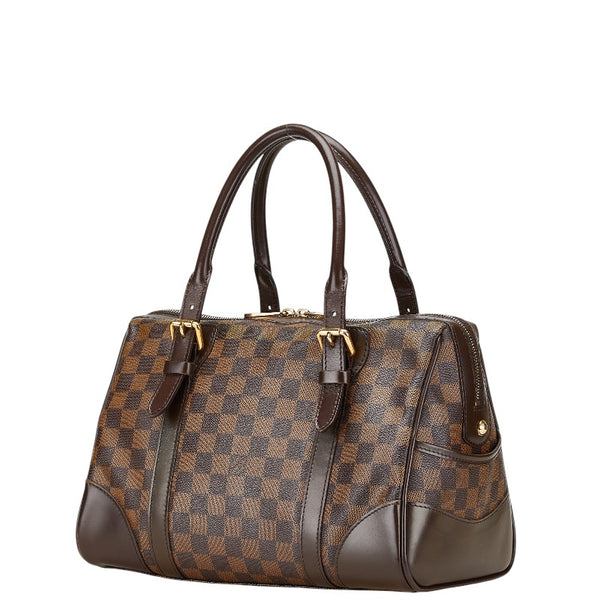 ルイ ヴィトン ダミエ バークレー ハンドバッグ N52000 ブラウン PVC レザー レディース LOUIS VUITTON 【中古】