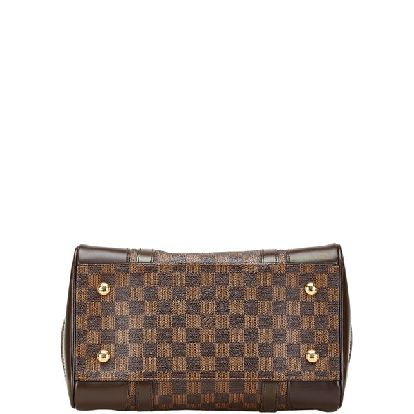 ルイ ヴィトン ダミエ バークレー ハンドバッグ N52000 ブラウン PVC レザー レディース LOUIS VUITTON 【中古】