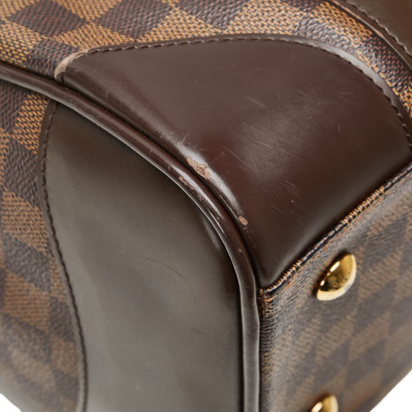 ルイ ヴィトン ダミエ バークレー ハンドバッグ N52000 ブラウン PVC レザー レディース LOUIS VUITTON 【中古】