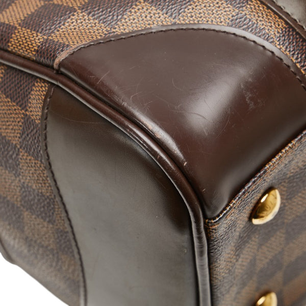 ルイ ヴィトン ダミエ バークレー ハンドバッグ N52000 ブラウン PVC レザー レディース LOUIS VUITTON 【中古】