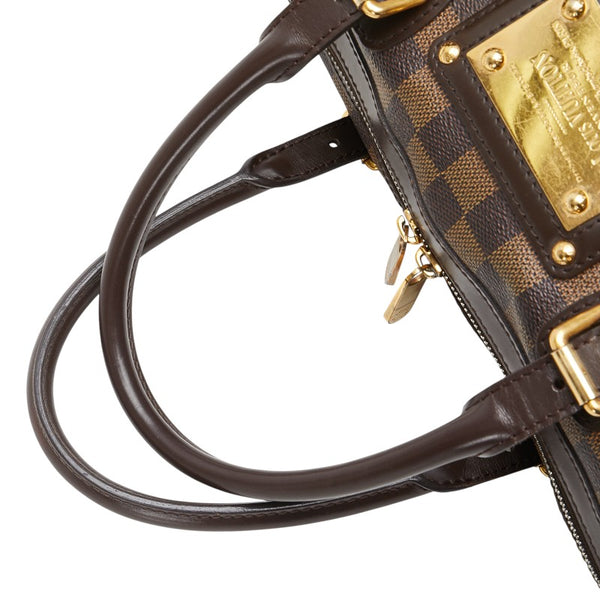 ルイ ヴィトン ダミエ バークレー ハンドバッグ N52000 ブラウン PVC レザー レディース LOUIS VUITTON 【中古】